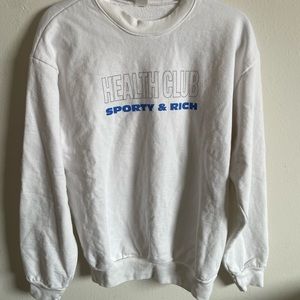 new w/out tags sporty&rich crewneck